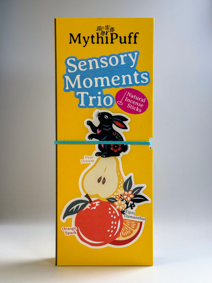 MythiPuff Natural Incense Sticks Set Sensory Moments Trio