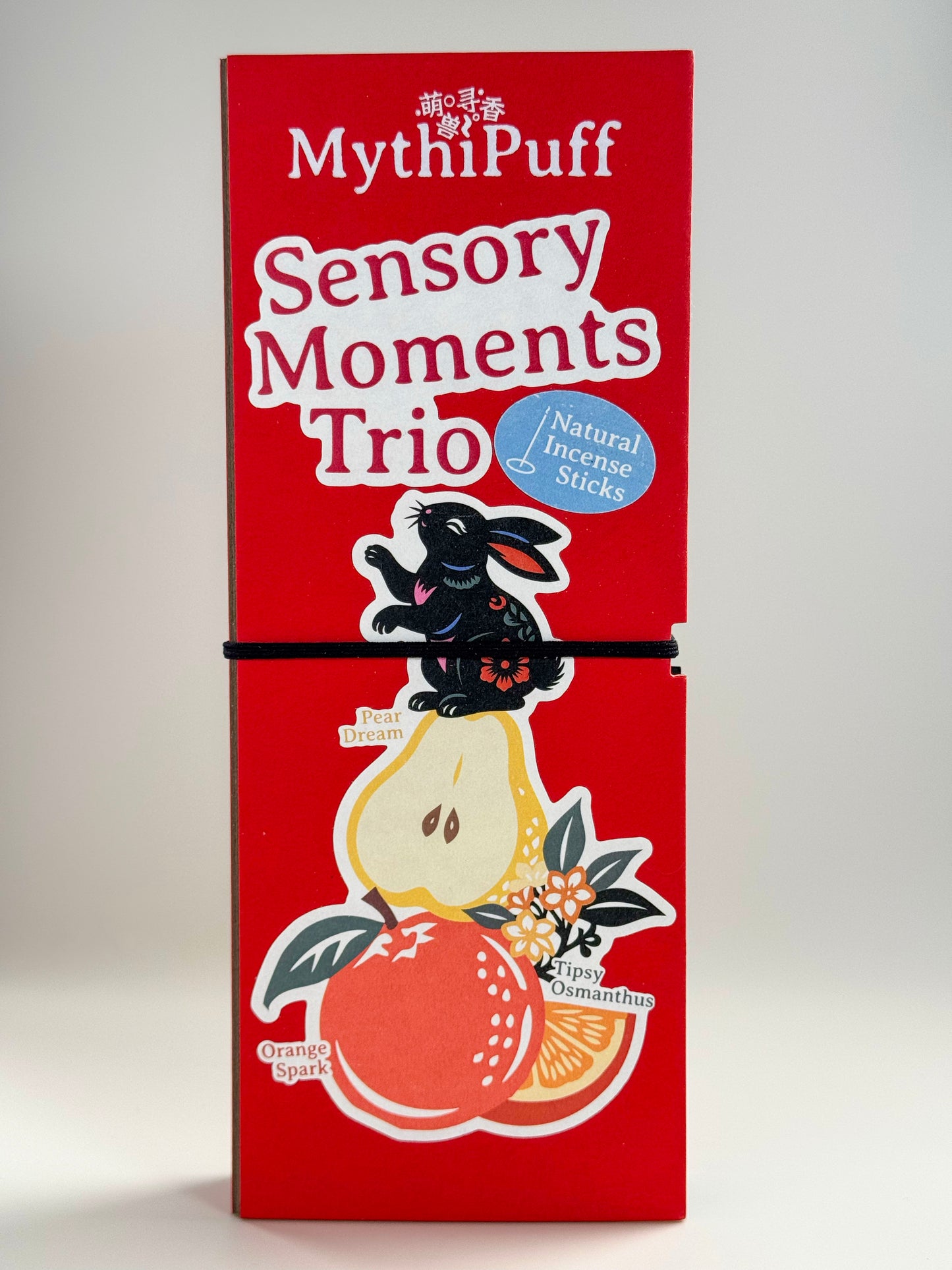 MythiPuff Natural Incense Sticks Set Sensory Moments Trio (Festive edition)