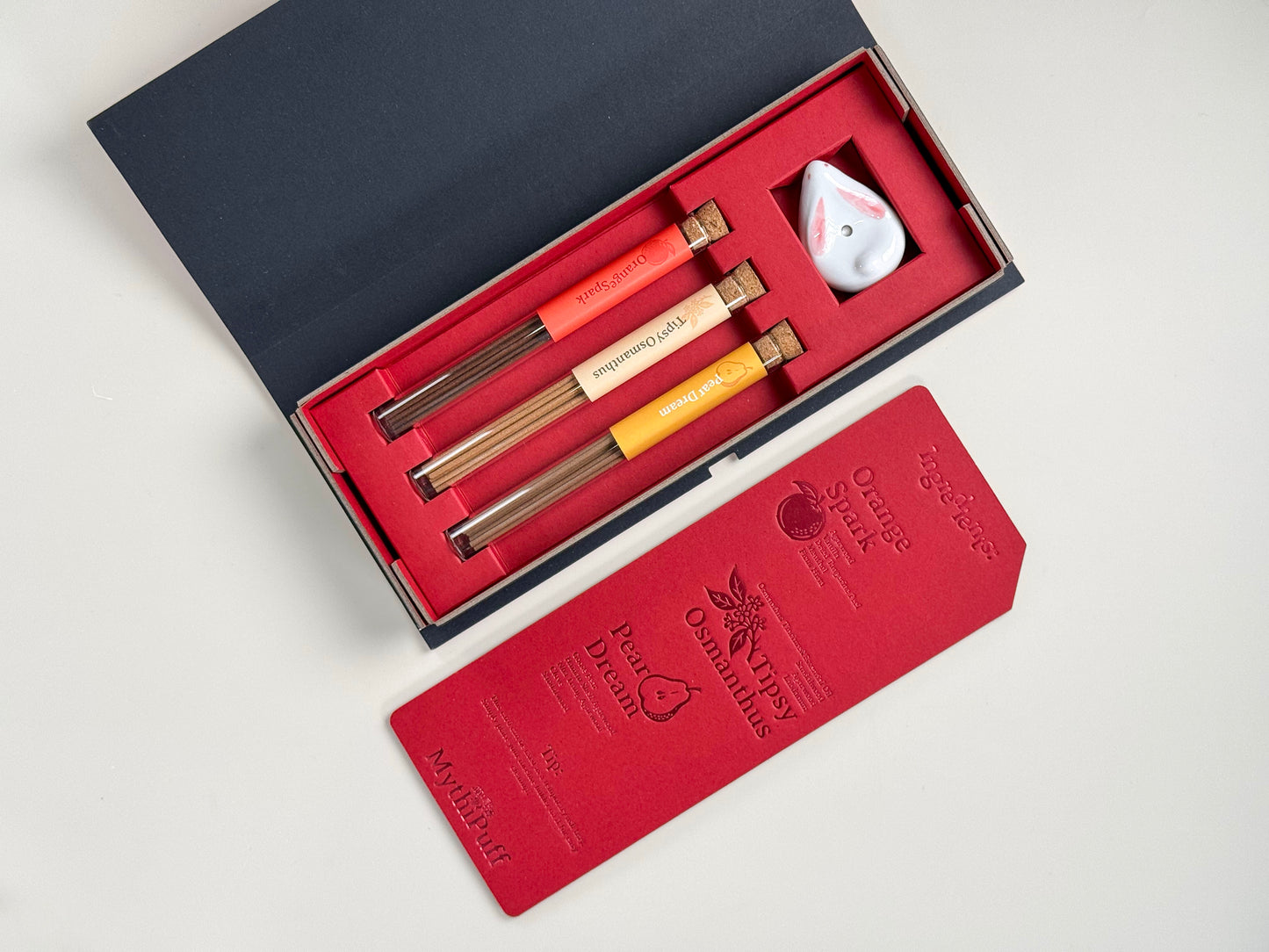 MythiPuff Natural Incense Sticks Set Sensory Moments Trio (Festive edition)