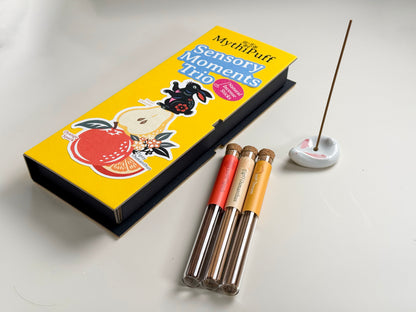 MythiPuff Natural Incense Sticks Set Sensory Moments Trio